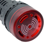 BLIR110-220 - BUZZER INTERMITENTE 110-220VCA 50/60HZ, 85DB C/LED ROJO *NO SON A PRUEBA DE EXPLOSION*