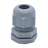 CG-PG11 - CONECTOR GLAND.PG11 10mm (25/64) POLIAM.GRIS INCLUYE TUERCA, BARRENO 3/4