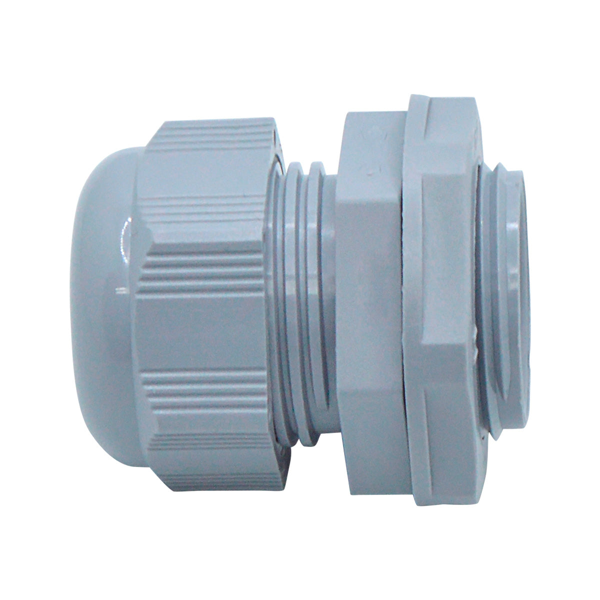 CG-PG29 - CONECTOR GLAND.PG29 25mm (1 ) POLIAM.GRISINCLUYE TUERCA, BARRENO