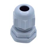 CG-PG9 - CONECTOR GLAND.PG9 8mm (5/16 ) POLIAM GRISINCLUYE TUERCA, BARRENO 19/32