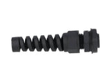 CGE-PG9 — CONECTOR GLAND. NEGRO CON ESPIRAL PG9 INCLUYE TUERCA BARRENO 19/32