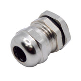 CGSS-PG7 - CONECTOR GLANDULA METALICA PG7, CON CONTRATUERCA, ACERO INOXIDABLE