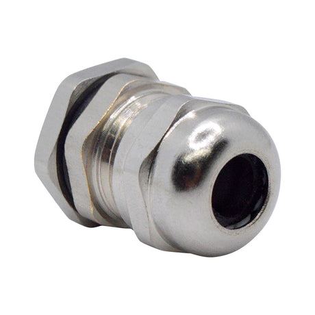 CGSS-PG7 - CONECTOR GLANDULA METALICA PG7, CON CONTRATUERCA, ACERO INOXIDABLE