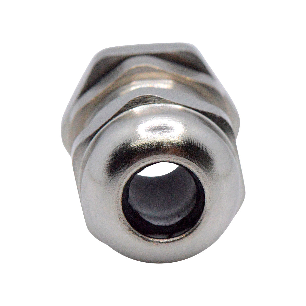 CGSS-PG7 - CONECTOR GLANDULA METALICA PG7, CON CONTRATUERCA, ACERO INOXIDABLE