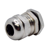 CGSS-PG7 - CONECTOR GLANDULA METALICA PG7, CON CONTRATUERCA, ACERO INOXIDABLE