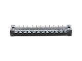 TB-3512 — BLOQUE DE TERMINALES MONTAJE FIJO 35AMP12 POLOS, 600V, CALIBRE 14 AWG, 100¡C (A PRUEBA DE FUEGO) , 20x162x30mm