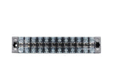 TB-3512 — BLOQUE DE TERMINALES MONTAJE FIJO 35AMP12 POLOS, 600V, CALIBRE 14 AWG, 100¡C (A PRUEBA DE FUEGO) , 20x162x30mm