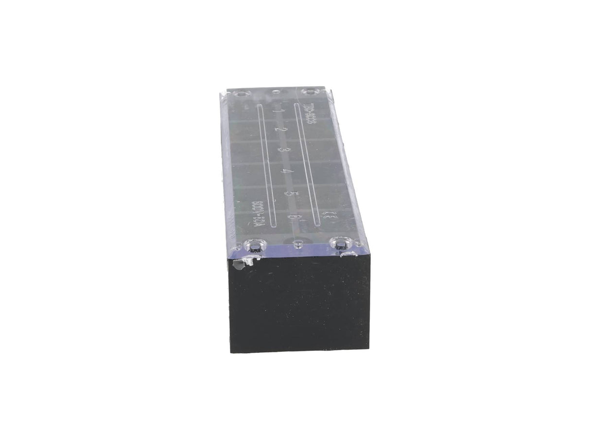 TB-6006 — BLOQUE DE TERMINALES MONTAJE FIJO 60AMP6 POLOS, 600V, CALIBRE 10 AWG, 100¡C (A PRUEBA DE FUEGO) , 31x127x38mm