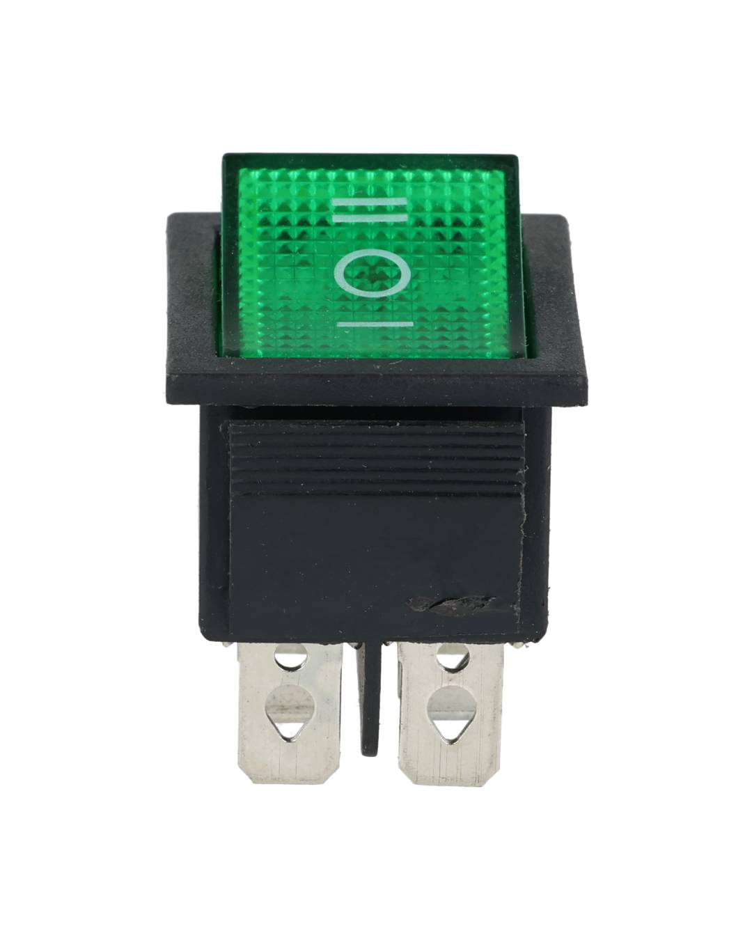 TP-321-2T-G — INTERRUPTOR 2P2T VERDE ON-OFF-ON, 6 TERMINALES