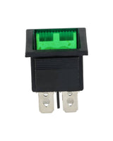 TP-321-2T-G — INTERRUPTOR 2P2T VERDE ON-OFF-ON, 6 TERMINALES