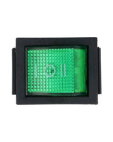 TP-321-2T-G — INTERRUPTOR 2P2T VERDE ON-OFF-ON, 6 TERMINALES