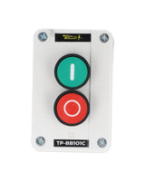 TP-BB1O1C — PULSADOR EN CAJA 1NA+1NC *INICIO/ALTO*3A 240V *NO SON A PRUEBA DE EXPLOSION*