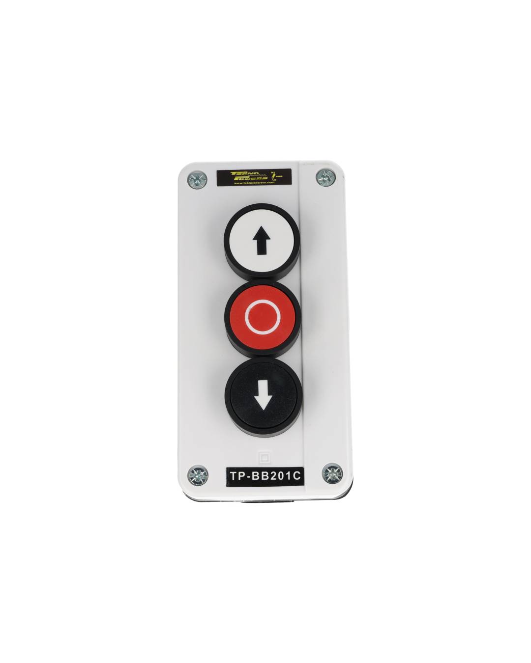 TP-BB2O1C — PULSADOR EN CAJA 2NA+1NC *ARRIBA/ALTO/ABAJO* 3A 240V *NO SON A PRUEBA DE EXPLOSION*