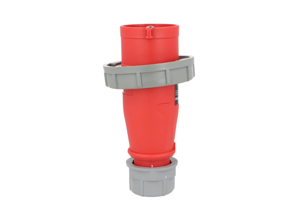 TP-CIP-3PT16LT — CONECTOR INDEPENDIENTE MACHO PARA EXT. CON CANDADO3P+T 16A, 415VCA (PARA HEMBRAS #TP-CIS-3PT16HET/ TP-CIS-3PT16ST)