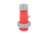 TP-CIP-3PT32LT — CONECTOR INDEPENDIENTE MACHO PARA EXT. CON CANDADO3P+T, 32A,  (PARA HEMBRAS #TP-CIS-3PT32HET/ TP-CIS-3PT32ST)