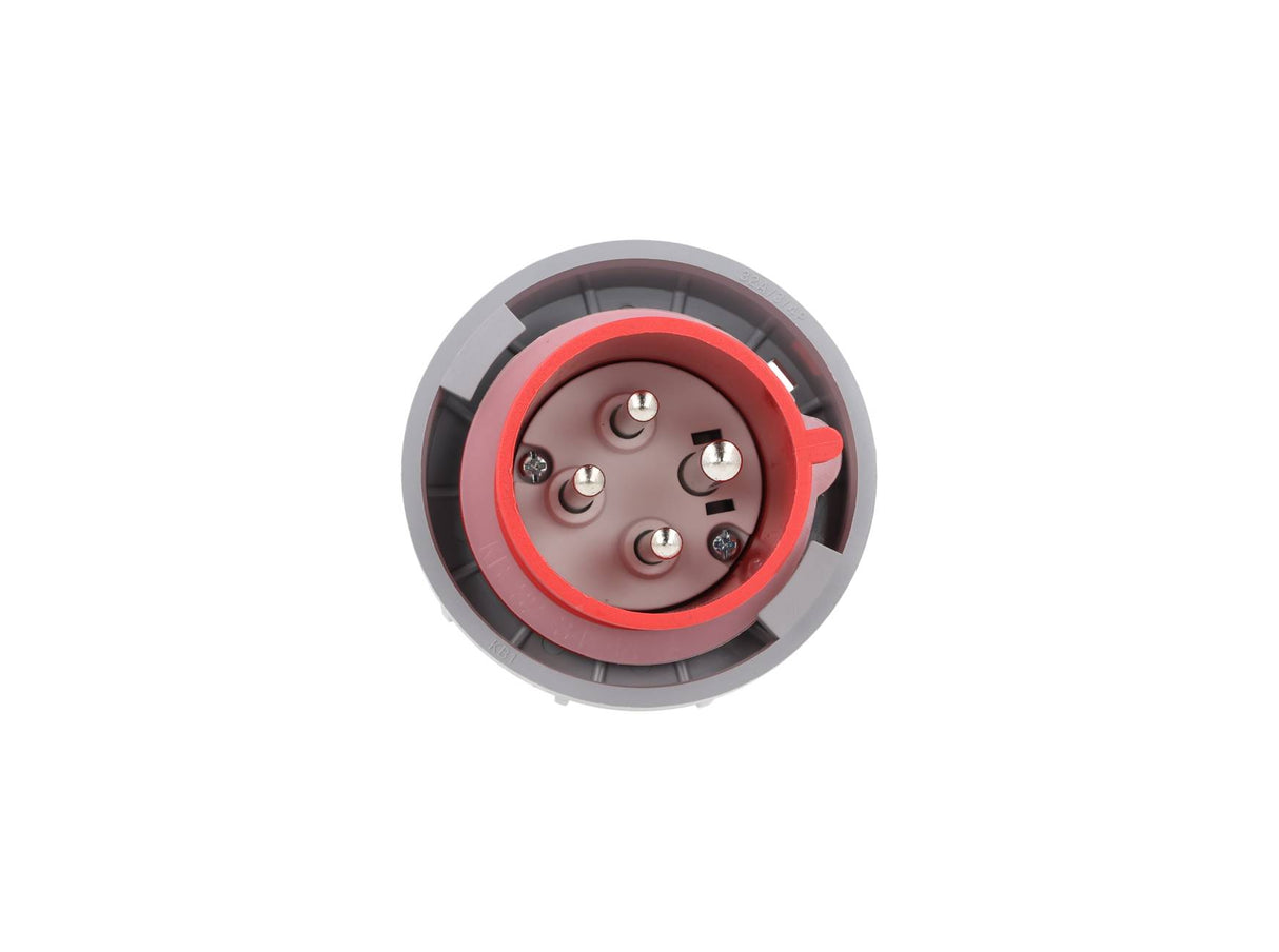 TP-CIP-3PT32LT — CONECTOR INDEPENDIENTE MACHO PARA EXT. CON CANDADO3P+T, 32A,  (PARA HEMBRAS #TP-CIS-3PT32HET/ TP-CIS-3PT32ST)