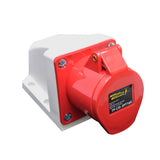 TP-CIS-3PT16S — CONECTOR IND HEMBRA PARA SOBREPONER 3P+T 16A, 415VCA,  (PARA MACHO #TP-CIP-3PT16)