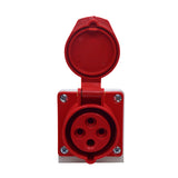 TP-CIS-3PT16S — CONECTOR IND HEMBRA PARA SOBREPONER 3P+T 16A, 415VCA,  (PARA MACHO #TP-CIP-3PT16)