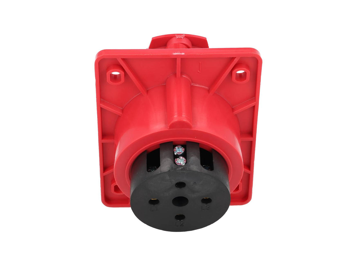 TP-CIS-3PT32E — CONECTOR IND HEMBRA PARA GABINETE 3P+T 32A415VCA, (PARA MACHO #TP-CIP-3PT32)