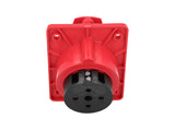 TP-CIS-3PT32E — CONECTOR IND HEMBRA PARA GABINETE 3P+T 32A415VCA, (PARA MACHO #TP-CIP-3PT32)