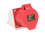 TP-CIS-3PT32S — CONECTOR IND HEMBRA PARA SOBREPONER 3P+T 32A, 415VCA,  (PARA MACHO #TP-CIP-3PT32)