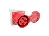 TP-CIS-3PT32S — CONECTOR IND HEMBRA PARA SOBREPONER 3P+T 32A, 415VCA,  (PARA MACHO #TP-CIP-3PT32)