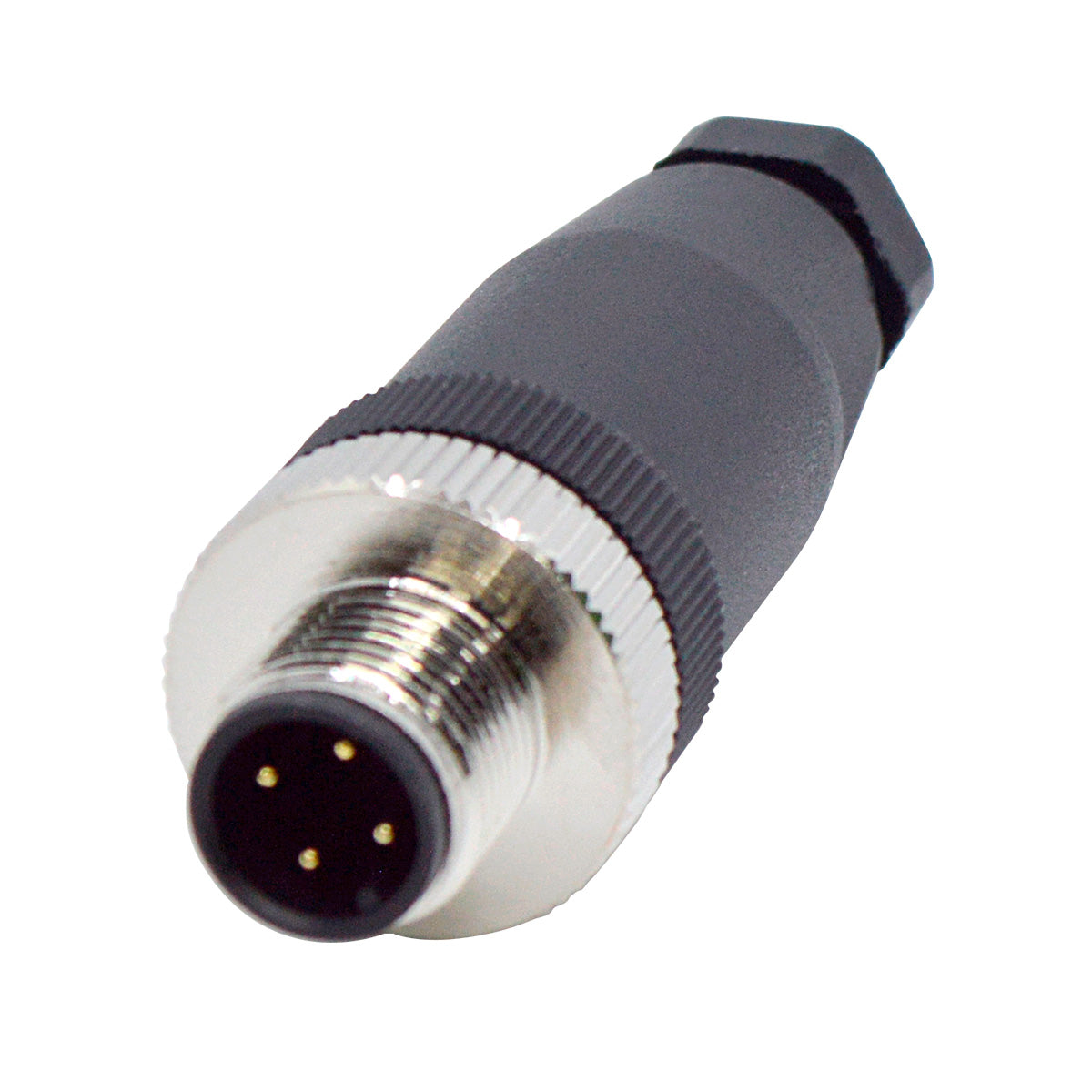 TP-CM12-4SM - CONECTOR M12, 4 PIN MACHO, RECTO