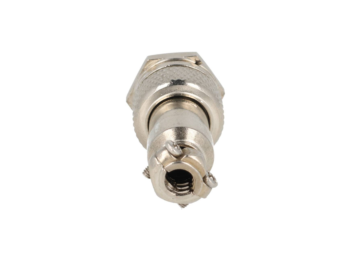 TP-GX12-5P — CONECTORES (PAR) GX12 5 PIN MACHO/HEMBRAPARA PANEL Y EXTENSION 5A/125VCA, 12mm