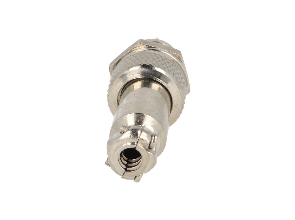 TP-GX12-7P — CONECTORES (PAR) GX12 7 PIN MACHO/HEMBRAPARA PANEL Y EXTENSION 4A/125VCA, 12mm