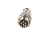 TP-GX12-7P — CONECTORES (PAR) GX12 7 PIN MACHO/HEMBRAPARA PANEL Y EXTENSION 4A/125VCA, 12mm
