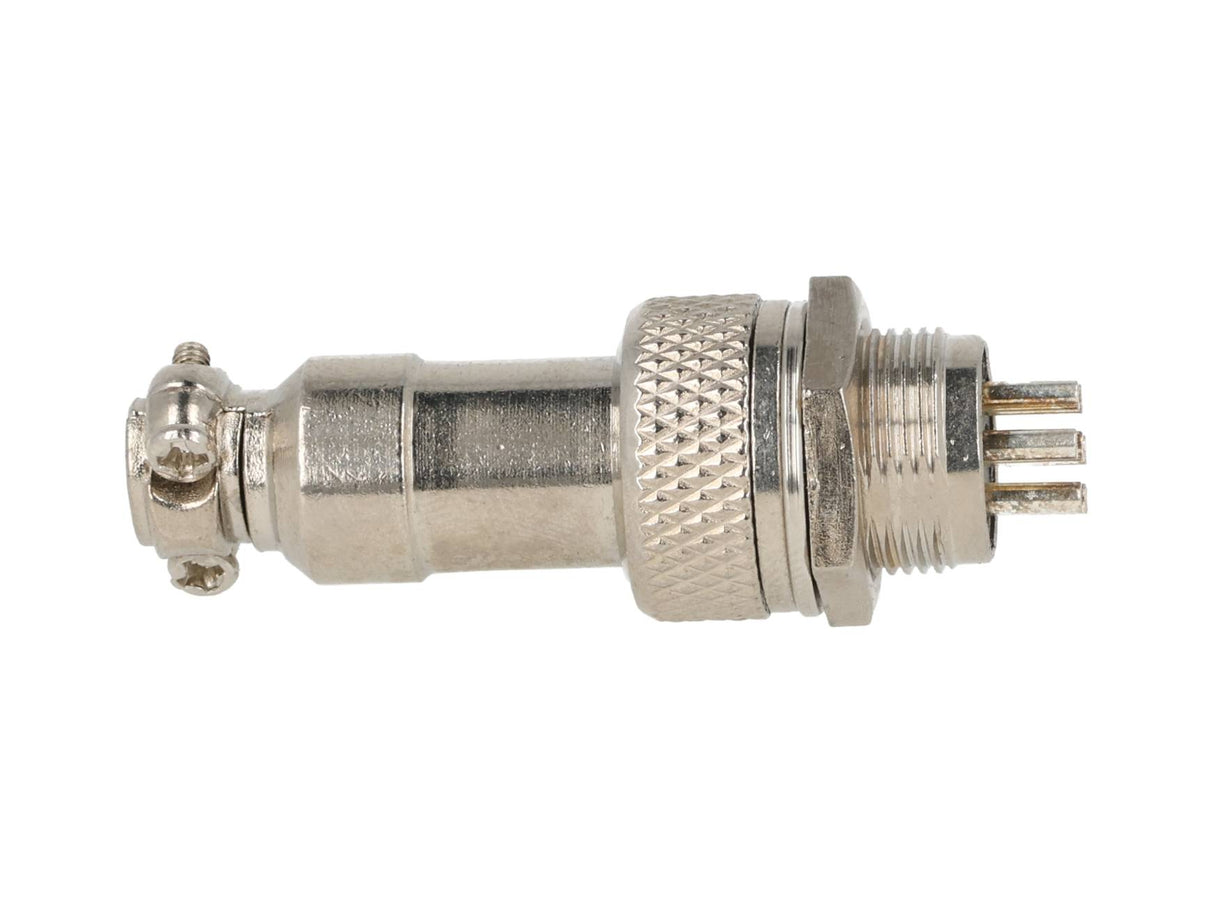TP-GX12-7P — CONECTORES (PAR) GX12 7 PIN MACHO/HEMBRAPARA PANEL Y EXTENSION 4A/125VCA, 12mm