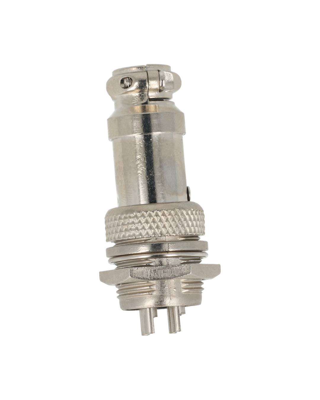 TP-GX16-4P — CONECTORES (PAR) GX16 4 PIN MACHO/HEMBRAPARA PANEL Y EXTENCION 5A/125VCA 16mm
