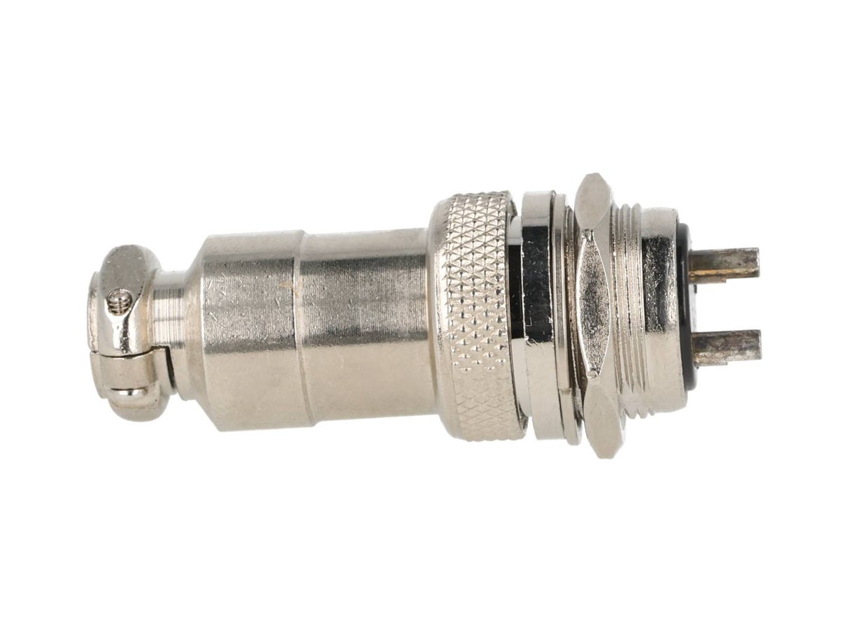 TP-GX20-2P — CONECTORES (PAR) GX20 2 PIN MACHO/HEMBRAPARA PANEL Y EXTENSION 7A/125VCA, 20mm