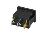 TP-KCD-YL — SWITCH ILUMINADO AMARILLO 1P1T, 6A/250VCA, 10A/125VCA, 12.5X18mm, 4 TERMINALES, CICLOS: 10, 000