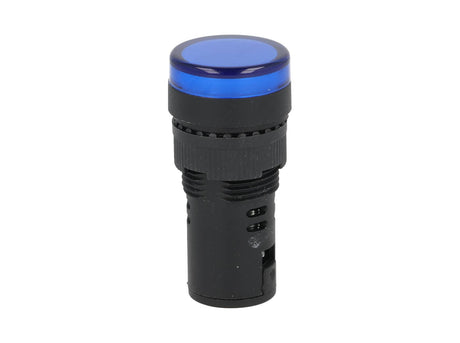 TP-LI16-B24 — LAMPARA PILOTO TIPO LED 24VDCON AC ¿ 16mmCOLOR AZUL *NO SON A PRUEBA DE EXPLOSION*