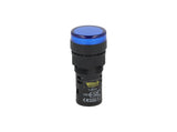 TP-LI16-B — LAMPARA PILOTO LED AZUL 16mm 220VCA*NO SON A PRUEBA DE EXPLOSION*