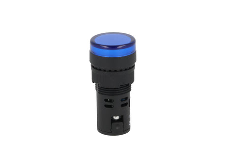 TP-LI16-B — LAMPARA PILOTO LED AZUL 16mm 220VCA*NO SON A PRUEBA DE EXPLOSION*