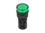 TP-LI16-G — LAMPARA PILOTO LED VERDE 16mm 220VCA*NO SON A PRUEBA DE EXPLOSION*