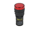 TP-LI16-R Ñ LAMPARA PILOTO LED ROJO 16mm 220VCA*NO SON A PRUEBA DE EXPLOSION*