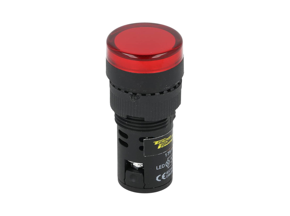TP-LI16-R Ñ LAMPARA PILOTO LED ROJO 16mm 220VCA*NO SON A PRUEBA DE EXPLOSION*