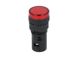 TP-LI16-R Ñ LAMPARA PILOTO LED ROJO 16mm 220VCA*NO SON A PRUEBA DE EXPLOSION*