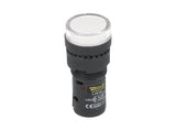 TP-LI16-W — LAMPARA PILOTO LED BLANCO 16mm 220VCA*NO SON A PRUEBA DE EXPLOSION*