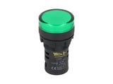 TP-LI22-G24 — LAMPARA PILOTO LED VERDE 22mm 24VCDE VCAPLASTICO *NO SON A PRUEBA DE EXPLOSION*