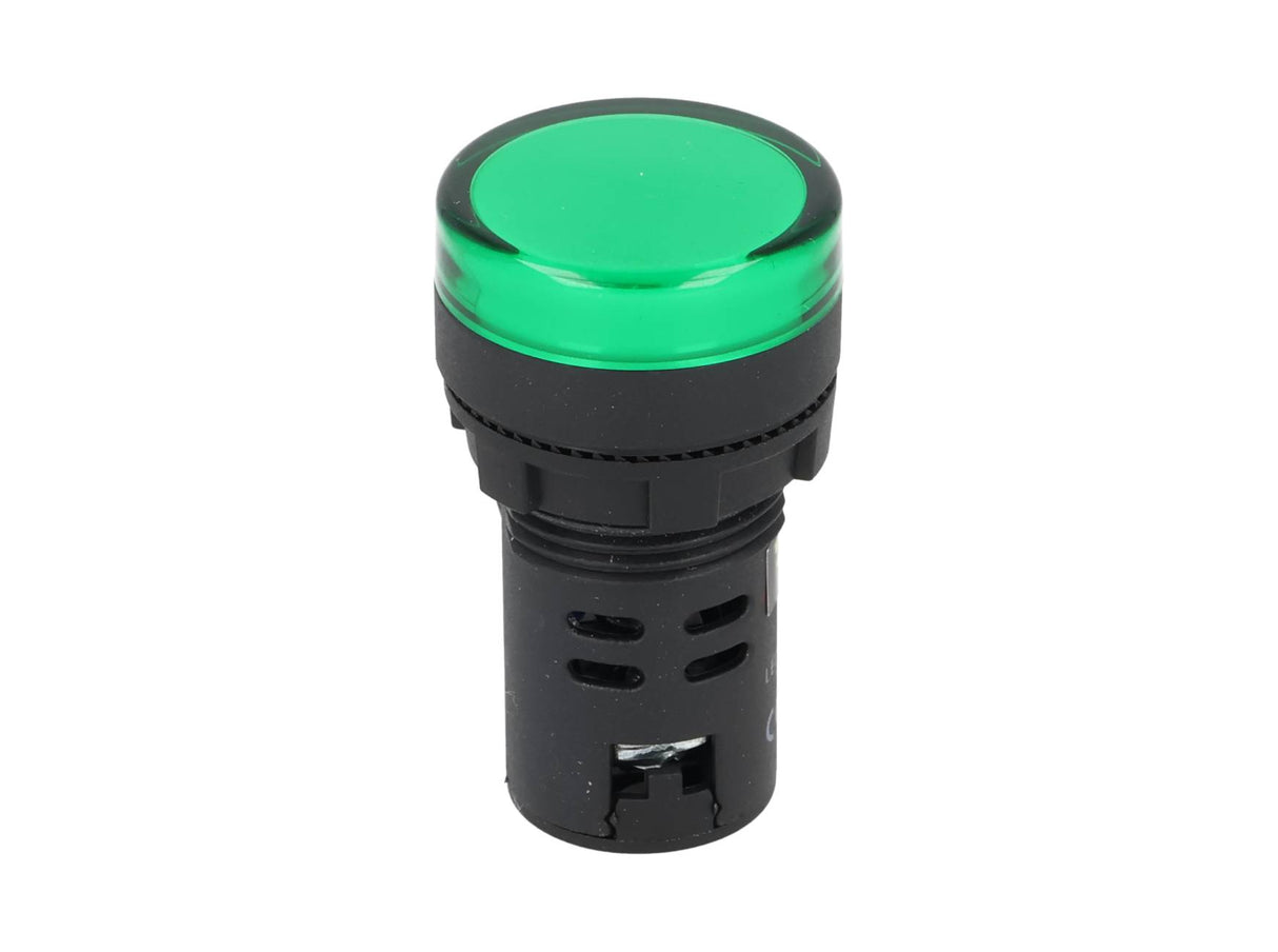 TP-LI22-G24 — LAMPARA PILOTO LED VERDE 22mm 24VCDE VCAPLASTICO *NO SON A PRUEBA DE EXPLOSION*