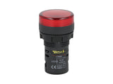 TP-LI22-R24 — LAMPARA PILOTO LED ROJO 22mm 24VCDE VCA PLASTICO *NO SON A PRUEBA DE EXPLOSION*
