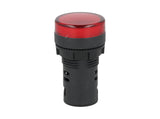 TP-LI22-R24 — LAMPARA PILOTO LED ROJO 22mm 24VCDE VCA PLASTICO *NO SON A PRUEBA DE EXPLOSION*