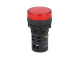 TP-LI22-R Ñ LAMPARA PILOTO LED ROJO 22mm 220VCA PLASTICO *NO SON A PRUEBA DE EXPLOSION*