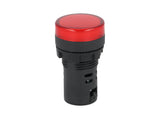 TP-LI22-R Ñ LAMPARA PILOTO LED ROJO 22mm 220VCA PLASTICO *NO SON A PRUEBA DE EXPLOSION*