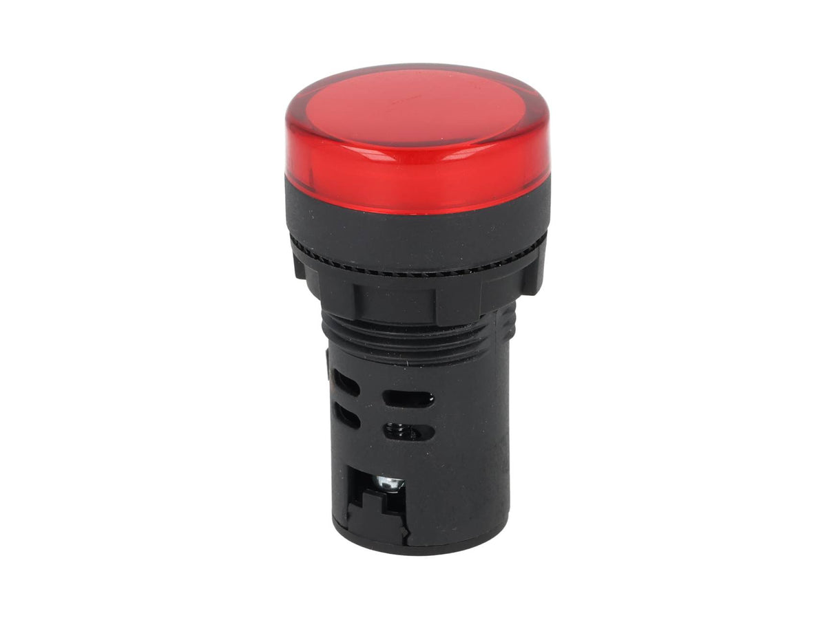 TP-LI22-R Ñ LAMPARA PILOTO LED ROJO 22mm 220VCA PLASTICO *NO SON A PRUEBA DE EXPLOSION*