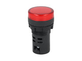 TP-LI22-R Ñ LAMPARA PILOTO LED ROJO 22mm 220VCA PLASTICO *NO SON A PRUEBA DE EXPLOSION*